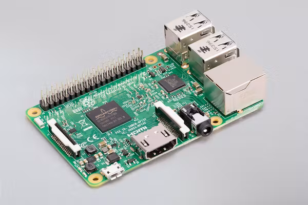 An image of the Raspberry Pi 3 model B