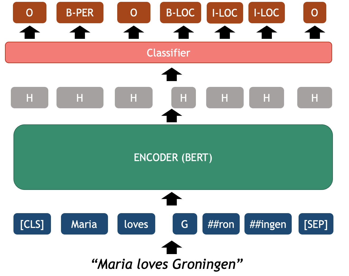 BERT as an NER Classifier