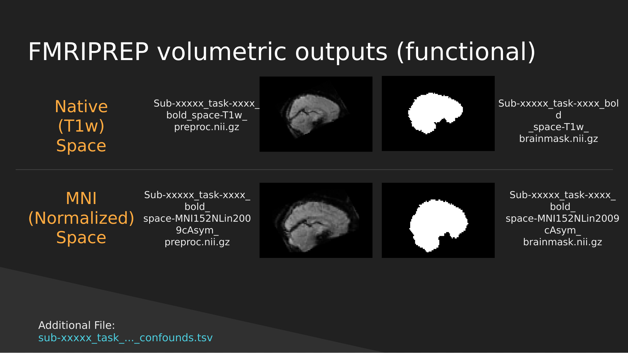 fMRIPrep Functional Outputs