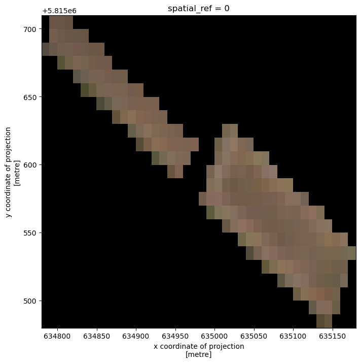 Raster croped by fields with gewascode 257