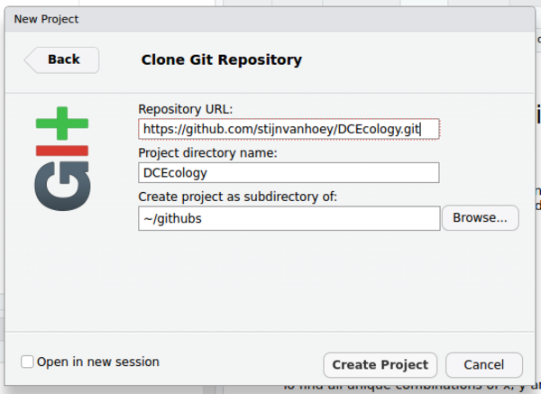 Clone a repo in RStudio