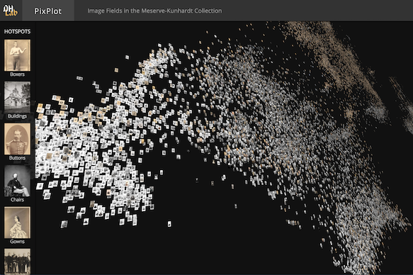 PixPlot screenshot from GitHub