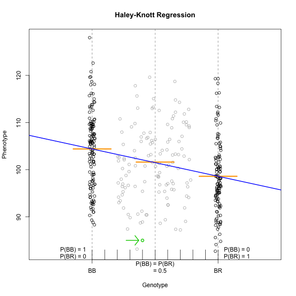 Haley Knott regression