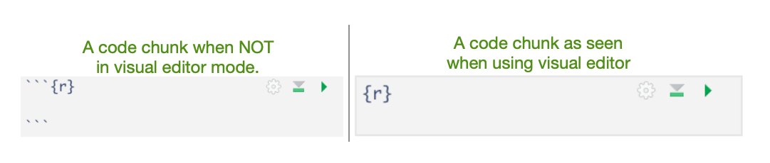 blank qmd code chunk