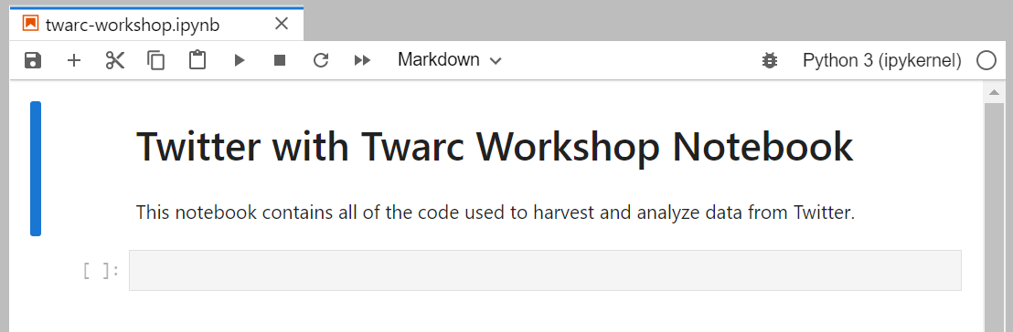 markdown cell in jupyter notebook